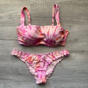 SHADE&SHORE Sunset Tie Dye Bikini